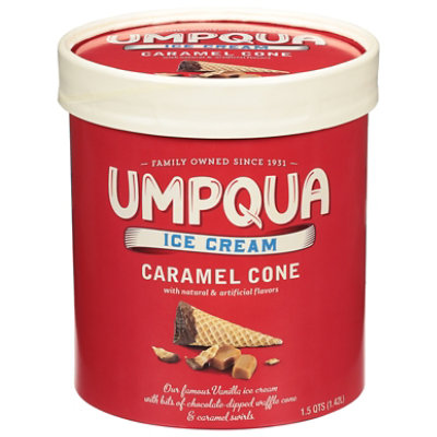 Umpqua Caramel Cone Ice Cream - 1.75 Quart