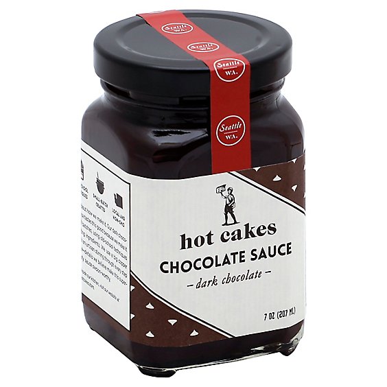 hot cakes Chocolate Sauce Organic Dark Chocolate - 7 Oz