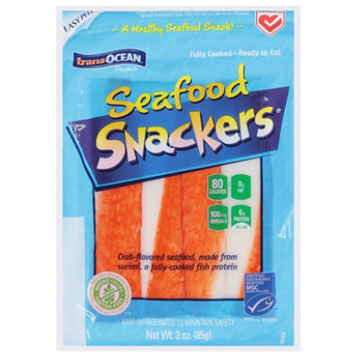 Trans Ocean Seafood Snackers - 3 Oz - Image 1