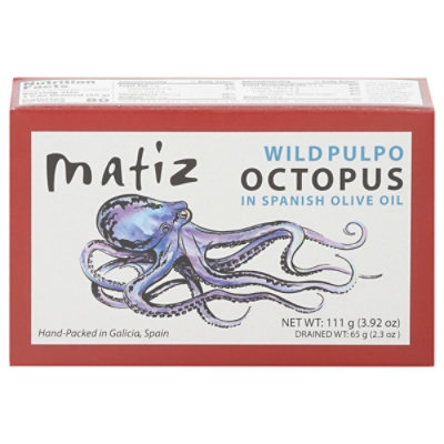 Matiz Gallego Octopus in Olive Oil - 4.2 Oz - Image 1
