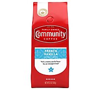 Community Coffee Coffee Ground French Vanilla - 12 Oz