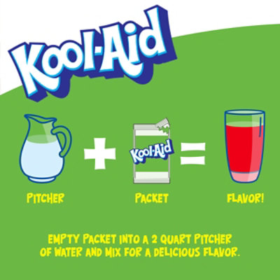 Kool-Aid Unsweetened Strawberry Kiwi Artificially Flavored Powdered Soft Drink Mix - 0.17 Oz - Image 3