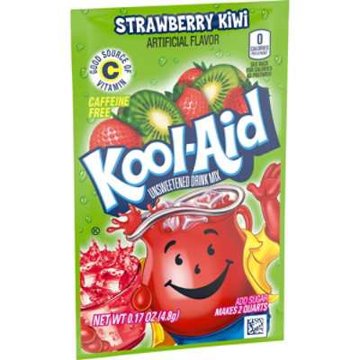 Kool-Aid Unsweetened Strawberry Kiwi Artificially Flavored Powdered Soft Drink Mix - 0.17 Oz - Image 6