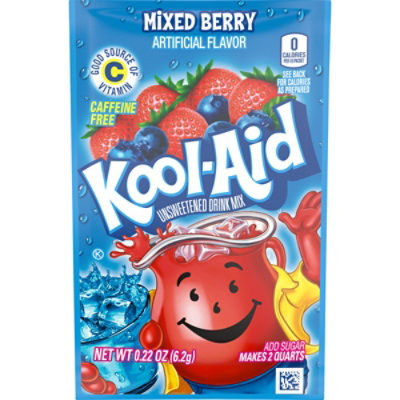 Kool-Aid Unsweetened Mixed Berry Artificially Flavored Powdered Soft Drink Mix - 0.22 Oz - Image 4
