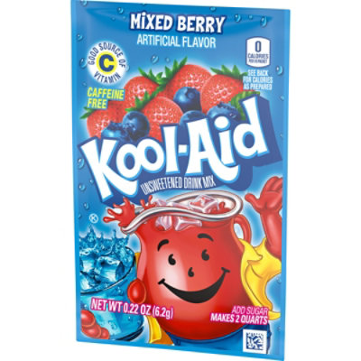 Kool-Aid Unsweetened Mixed Berry Artificially Flavored Powdered Soft Drink Mix - 0.22 Oz - Image 8