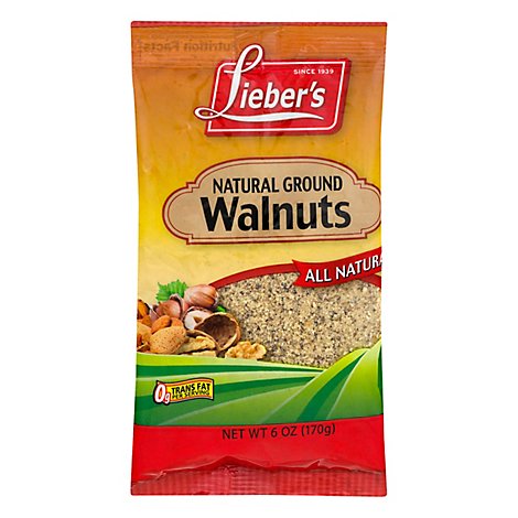 Liebers Ground Walnuts - 6 Oz