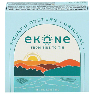Ekone Oyster Company Oysters Smoked Original Flavor - 3 Oz - Image 2