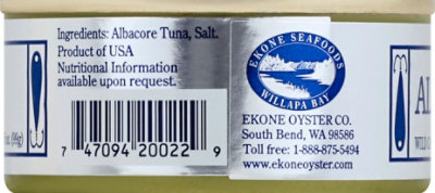 Ekone Oyster Company Tuna Albacore - 3.5 Oz - Image 3