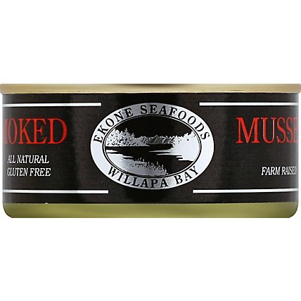 Ekone Oyster Company Mussels Smoked - 2.75 Oz - Image 2