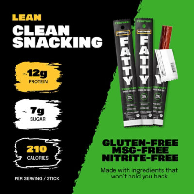 Sweetwood Big Fatty Meat Stick Teriyaki - 2 Oz - Image 3