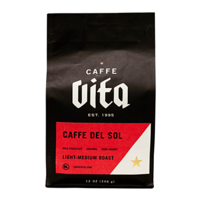 Caffe Vita Coffee Whole Bean Caffe Del Sol - 12 Oz - Image 1