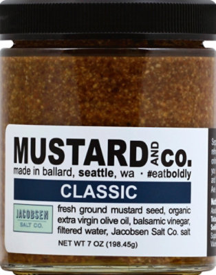 Mustard & Co Classic Mustard W/Jacobson Salt - 6 Oz - Image 2