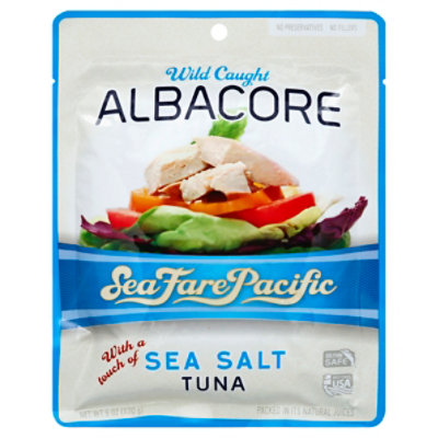 Sea Fare Pacific Tuna Albacore Sea Salt - 6 Oz - Image 1