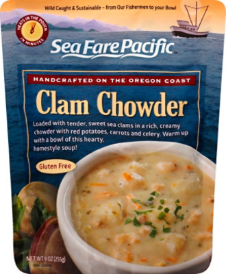 Sea Fare Pacific Soup Clam Chowder New England Style - 9 Oz - Image 2