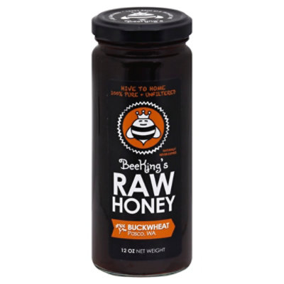 BeeKings Honey Raw Buckwheat 12 Oz Safeway