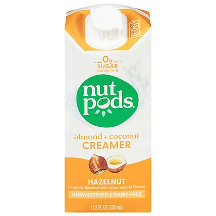 Nutpods Creamer Dairy-Free Unsweetened Hazelnut - 11.2 Fl. Oz. - Image 1