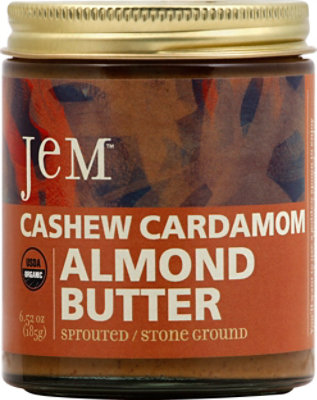 Jem Raw Cashew Cardamon Spread - 6 Oz - Image 2