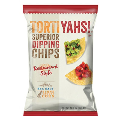 Golden Flake Tortiyahs Chips Dipping Sea Salt Stone Group Corn - 12.5 Oz - Image 3