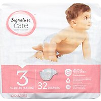 Signature Care Premium Baby Diapers Size 3 - 32 Count - Image 2