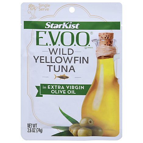 StarKist Selects Evoo Tuna Yellowfin in Extra Virgin Olive Oil - 2.6 Oz