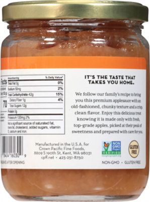 High J Orchards Applesauce Chunky Fuji No Sugar Added - 16 Oz - Image 6