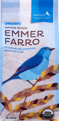 Bluebird Grain Farm Emmer Farro Organic Whole Grain - 16 Oz - Image 2