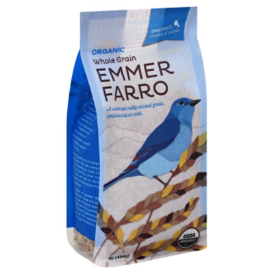 Bluebird Grain Farm Emmer Farro Organic Whole Grain - 16 Oz - Image 1