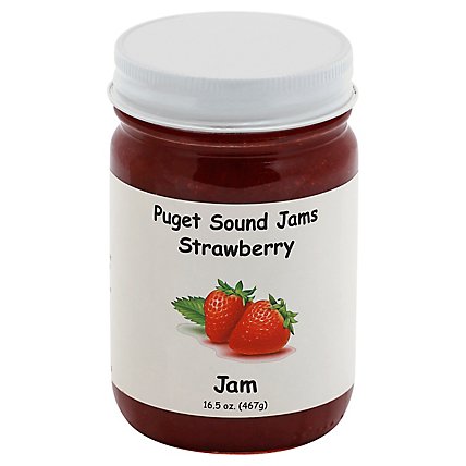 Puget Sound Strawberry Jam - 16.5 Oz - haggen Puget Sound Strawberry Jam - 16.5 Oz - haggen