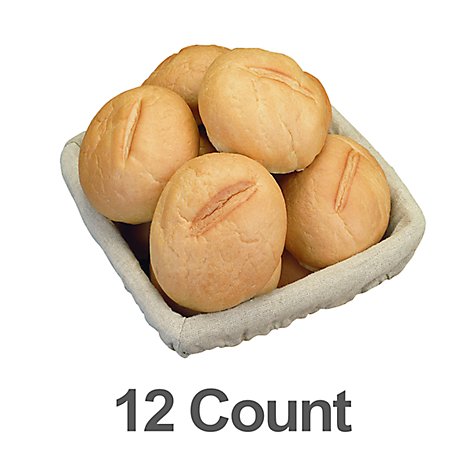 In-Store Bakery Buns Hamburger French 12 Ct