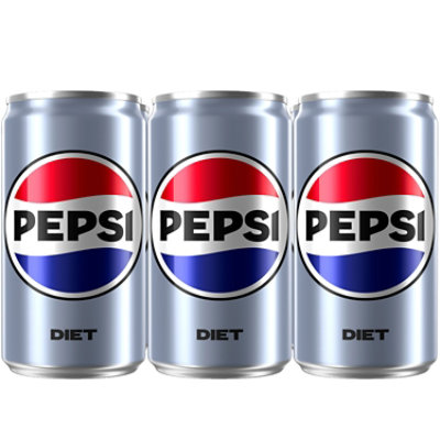 Pepsi Soda Diet Can - 6-7.5 Fl. Oz. - Safeway