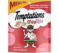 Temptations Mixups Cruchy and Soft Backyard Cookout Cat Treats - 6.3 Oz