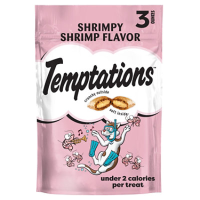 Temptations Classic Crunchy and Soft Shrimpy Shrimp Cat Treats - 3 Oz
