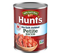 Hunt's No Salt Added Petite Diced Tomatoes - 14.5 Oz