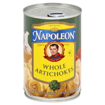 Napoleon Artichoke Hearts Whole - 13.75 Oz
