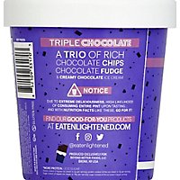 Enlightened Ice Cream Low Fat Triple Chocolate 1 Pint - 16 Fl. Oz. - Image 3