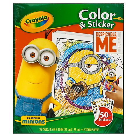 Crayola Color & Sticker Despicable Me3 - Each