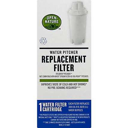 Open Nature Water Pitcher Replacement Filter - Each - Image 2