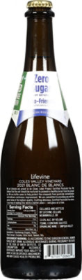 Lifevine Blanc de Blancs Sparkling Wine - 750 Ml. - Image 5