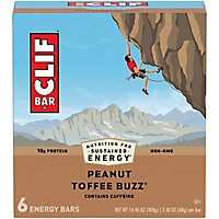 CLIF Energy Bar Peanut Toffee Buzz - 6-2.4 Oz - Image 3