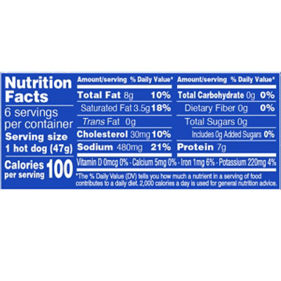 Applegate The Great Organic Uncured Beef Hot Dog - 10 oz - Image 2