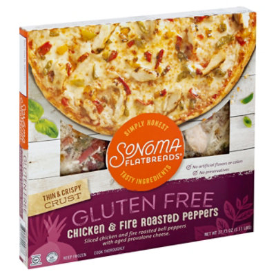 Sonoma Pizza Fire Roasted Chknppr Gluten Free Frozen - 17.73 Oz