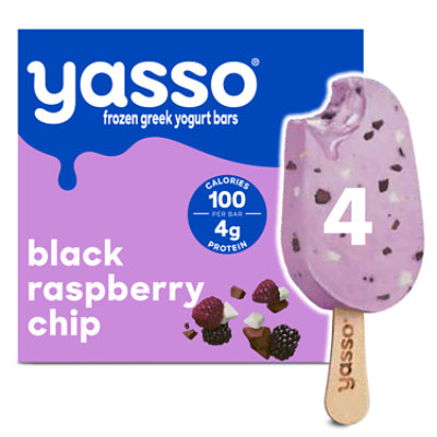 Yasso Frozen Yogurt Greek Bars Black Raspberry Chip - 4-3.5 Fl. Oz. - Image 2