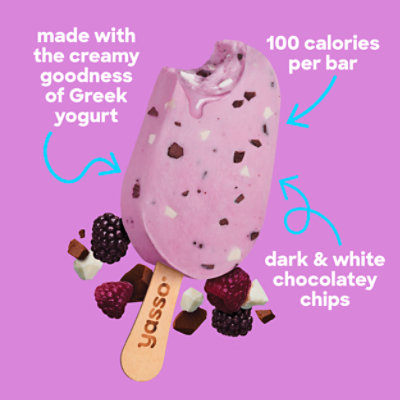 Yasso Frozen Yogurt Greek Bars Black Raspberry Chip - 4-3.5 Fl. Oz. - Image 6