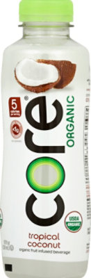 CORE Organic Beverage Tropical Coconut - 18 Fl. Oz. - Image 2