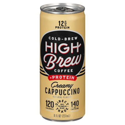 High Brew Coffee Coffee + Protein Cappuccino Creamy - 8 Fl. Oz. - Image 3