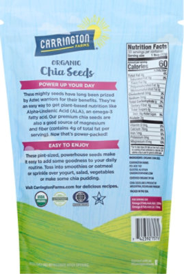 Carrington Farms Chia Seed Org - 14 Oz - Image 6