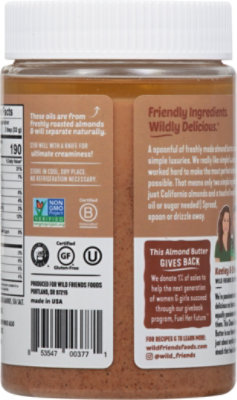 Wild Friends Almond Butter Classic Creamy - 16 Oz - Image 6