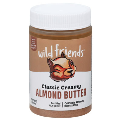 Wild Friends Almond Butter Classic Creamy - 16 Oz - Image 1