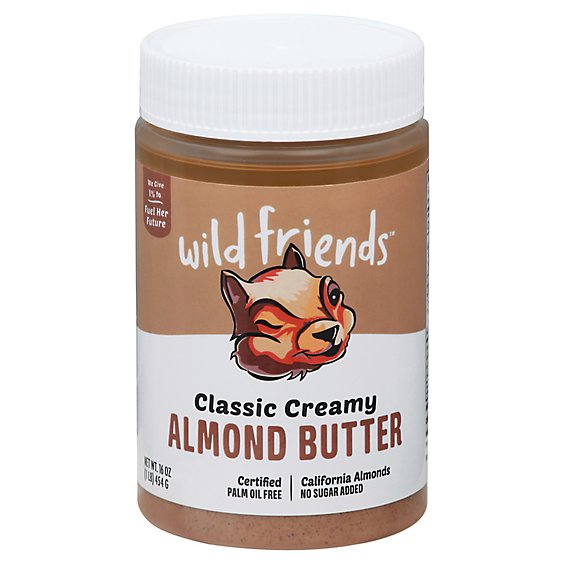 Wild Friends Almond Butter Classic Creamy - 16 Oz