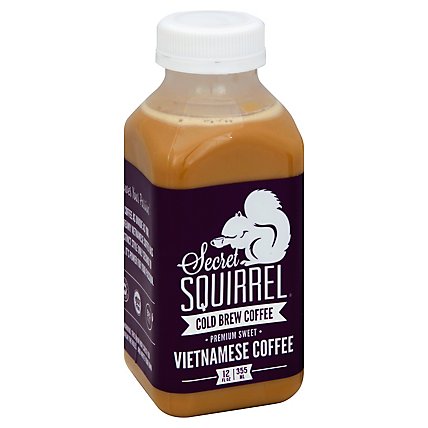 Secret Squirrel Coffee Cold Brew Vtnms - 12 Fl. Oz. - Image 1
